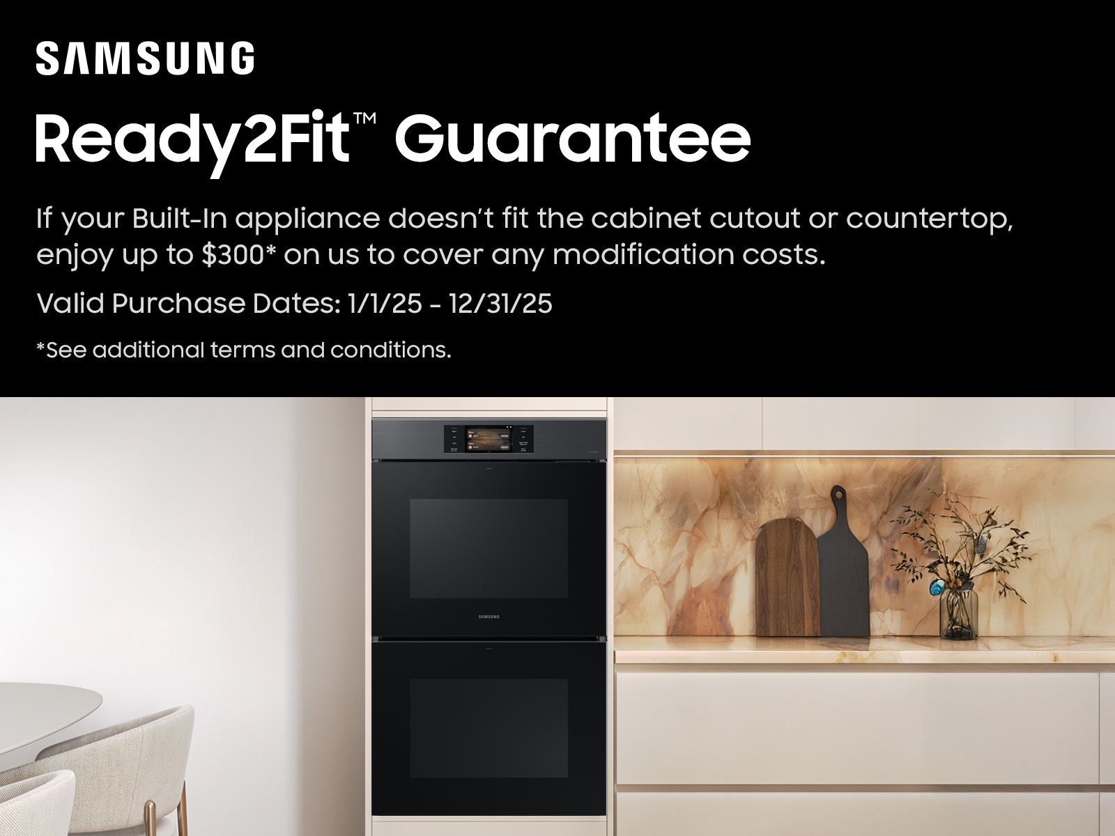 Bespoke 30" Matte Black Steel Double Wall Oven with AI Pro Cooking™ Camera NV51CG700DMTAA