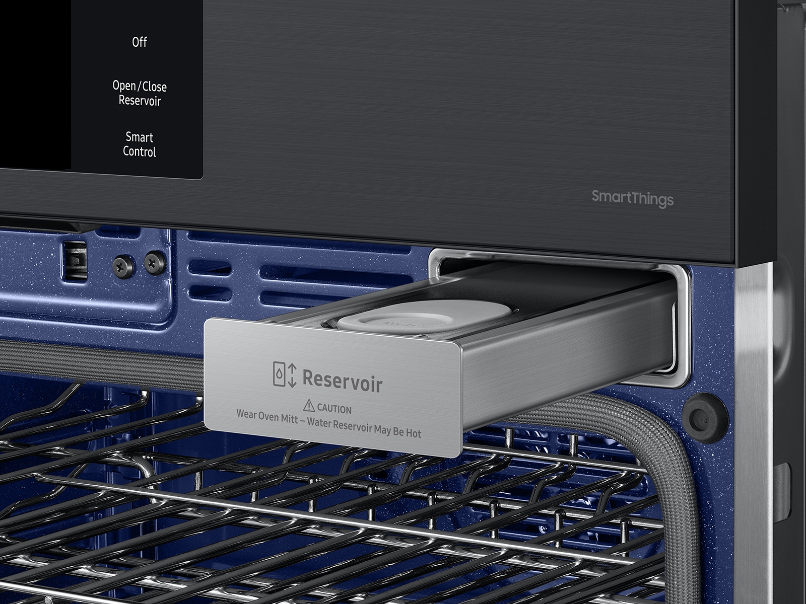 Bespoke 30" Matte Black Steel Double Wall Oven with AI Pro Cooking™ Camera NV51CG700DMTAA
