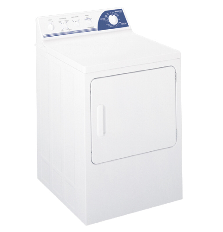 Hotpoint 7.0 Cu. Ft. Super Capacity Gas Dryer White NWSR483GBWW Picture 1