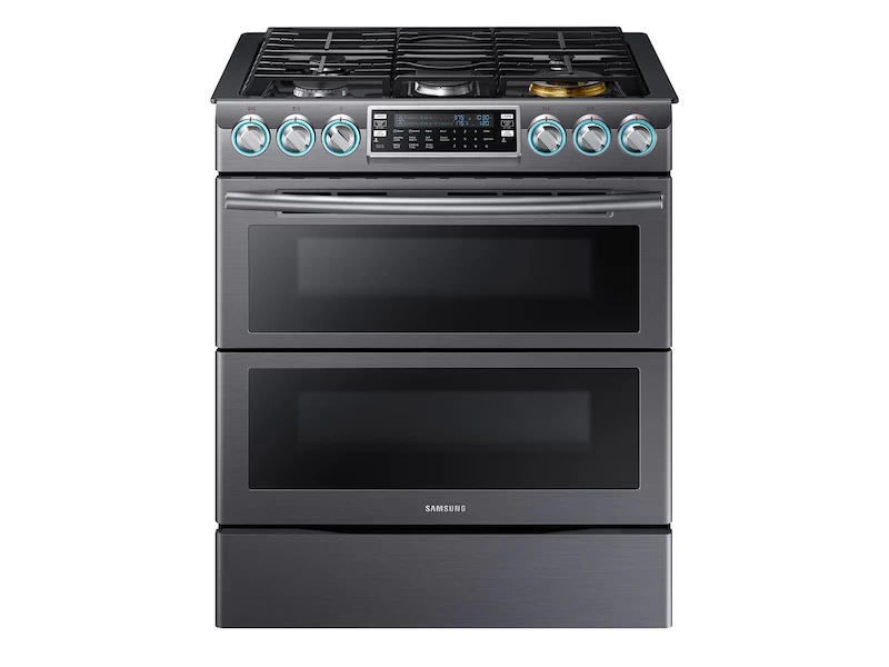 5.8 cu. ft. Slide-In Gas Range with Flex Duo & Dual Door NX58K9850SGAA