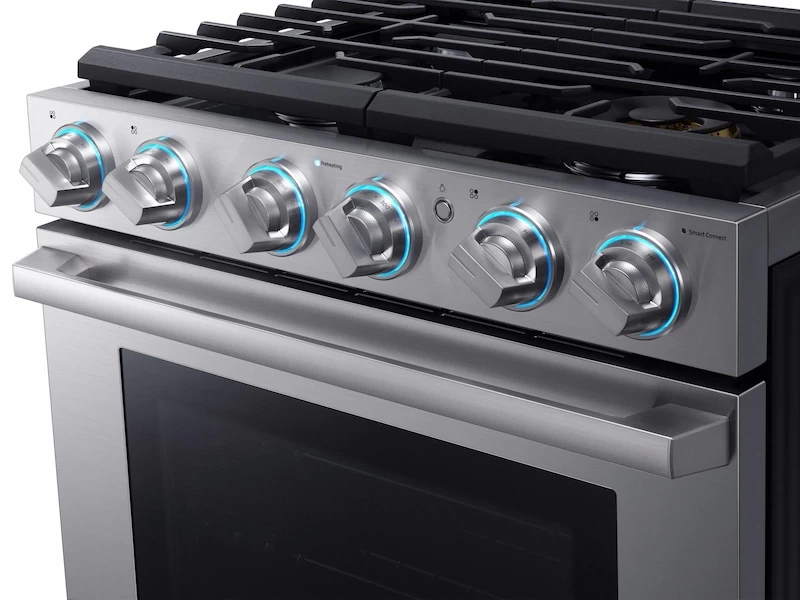 5.8 cu. ft. 30" Chef Collection Professional Gas Range with Dual Convection NX58M9960PSAA