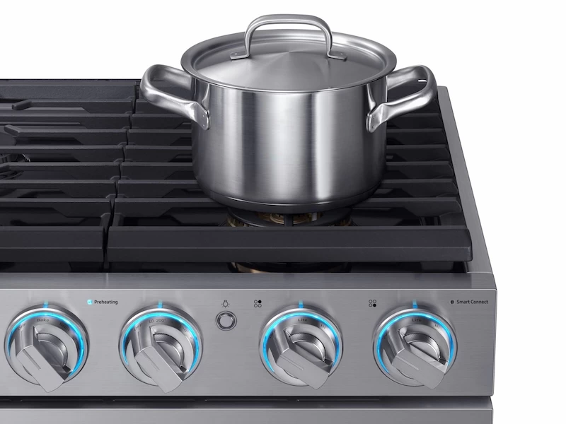 5.8 cu. ft. 30" Chef Collection Professional Gas Range with Dual Convection NX58M9960PSAA