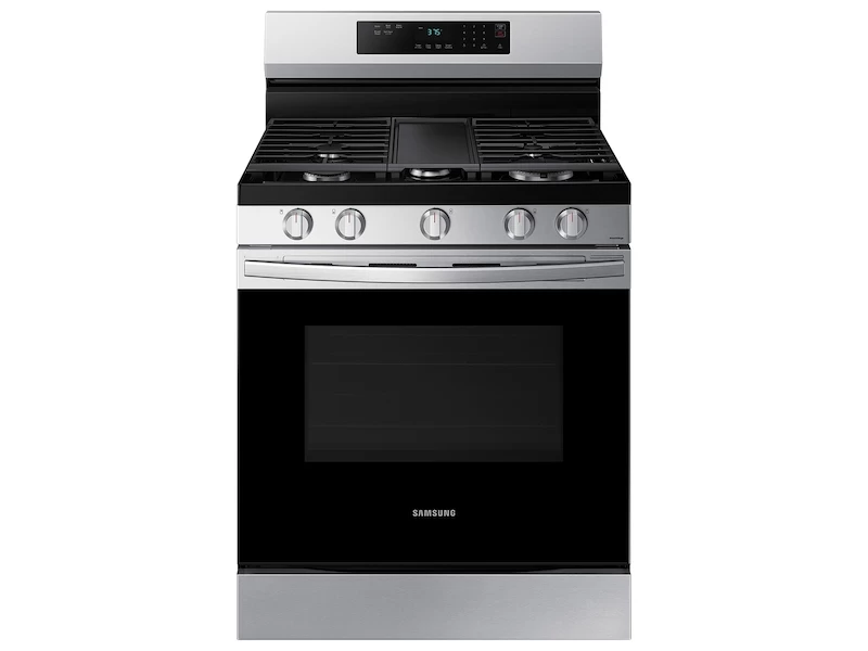 Samsung 6.0 cu. ft. Smart Freestanding Gas Range with 18K BTU Dual Power Burner & Self Clean in Stainless Steel Stainless Steel NX60A6311SSAA Picture 1