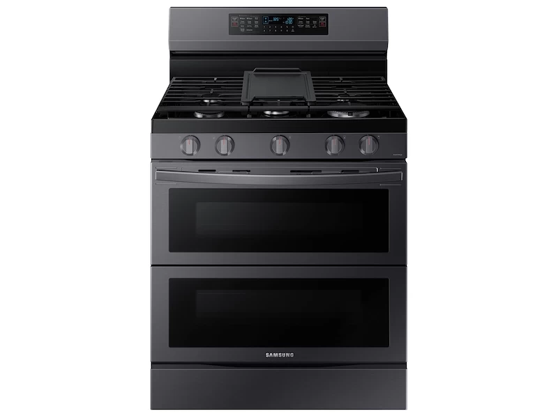 Samsung 6.0 cu. ft. Smart Freestanding Gas Range with Flex Duo™ & Air Fry in Black Stainless Steel Fingerprint Resistant Black Stainless Steel NX60A6751SGAA Picture 1