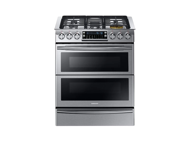 5.8 cu. ft. Slide-in Dual Fuel Range with Flex Duo™ & Dual Door NY58J9850WSAA