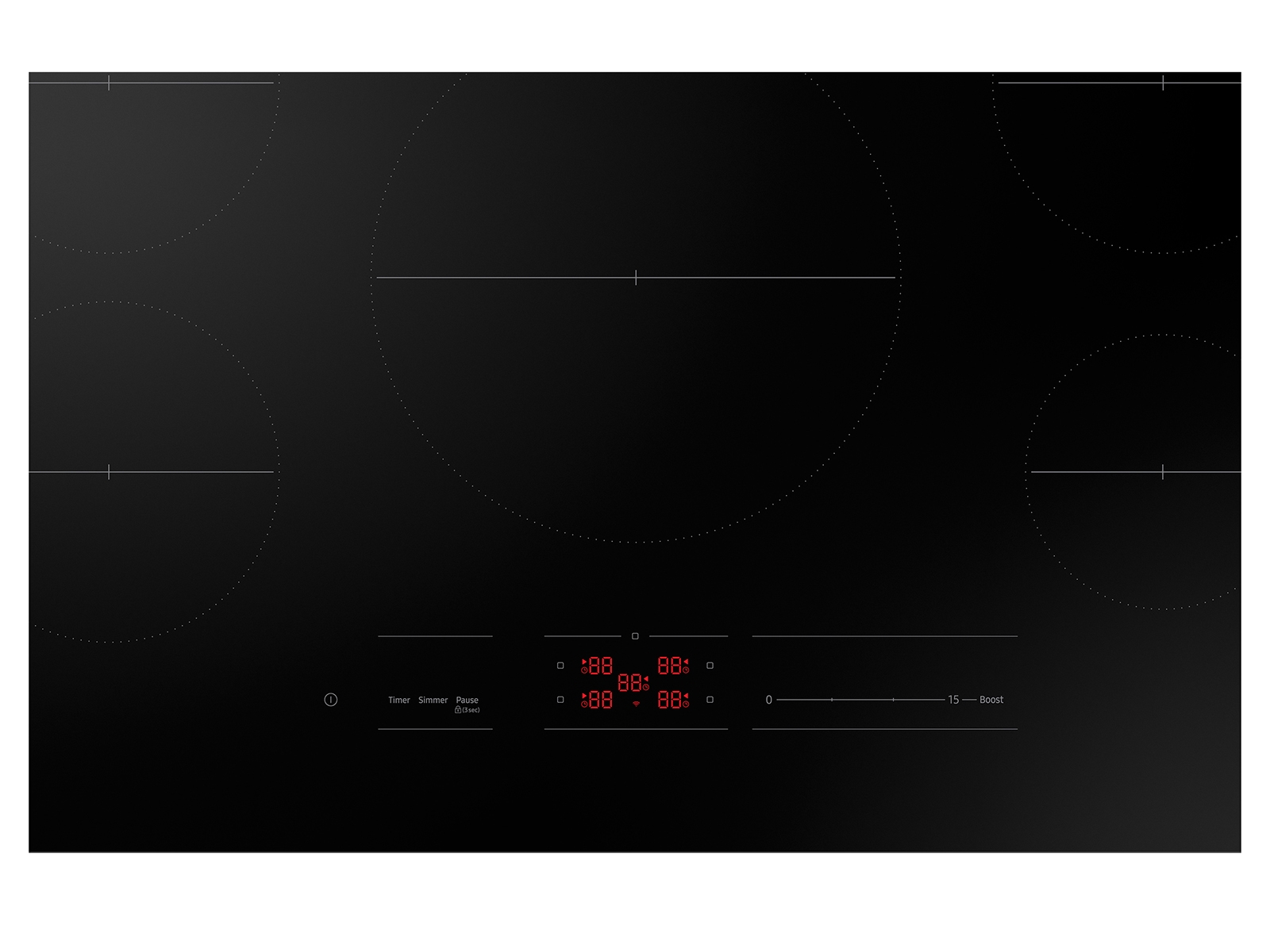 36" Smart Induction Cooktop with Wi-Fi in Black NZ36C3060UKAA