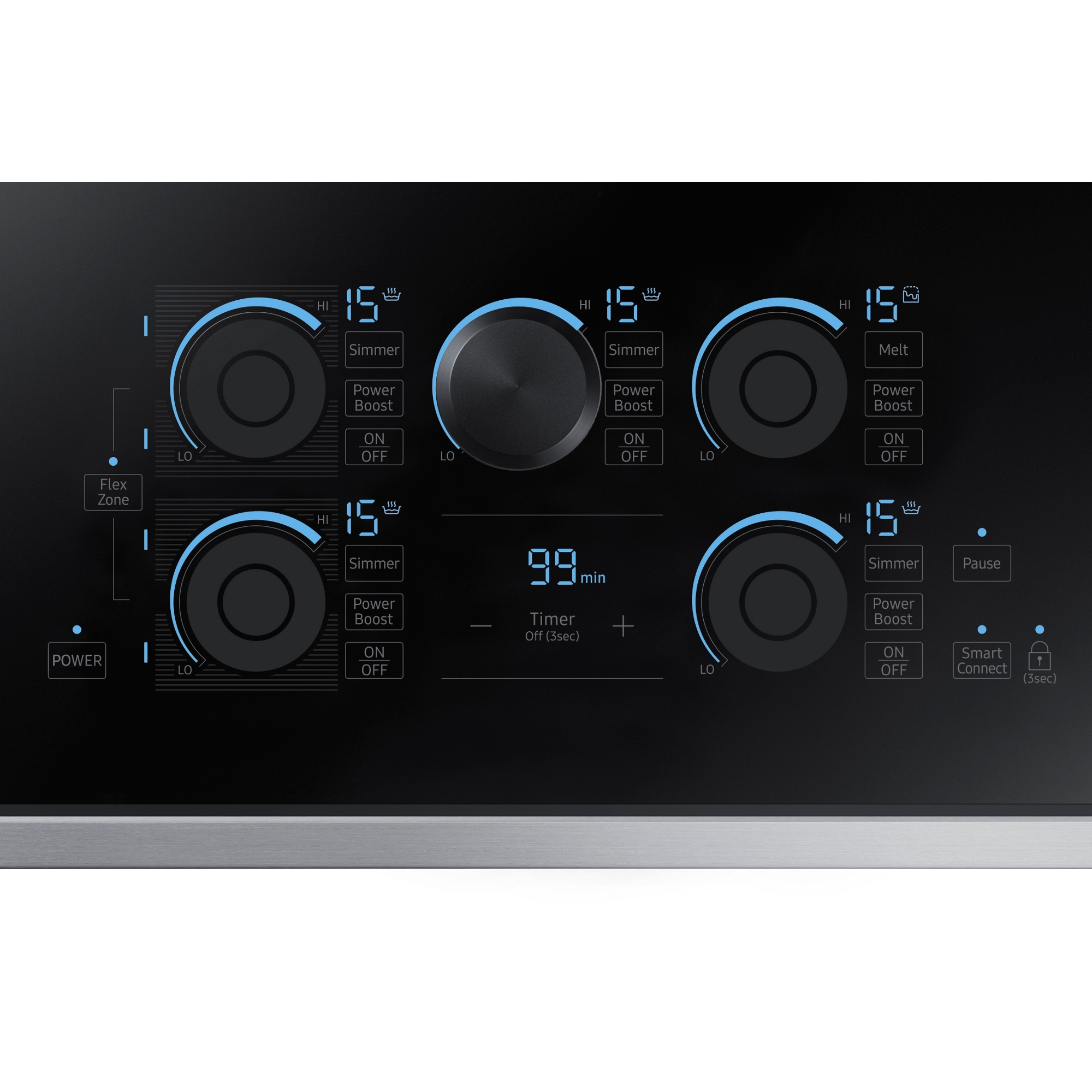 36" Smart Induction Cooktop in Stainless Steel NZ36K7880USAA