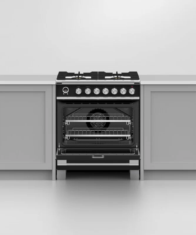 Dual Fuel Range, 30", 4 Burners, Self-cleaning OR30SCG6B1