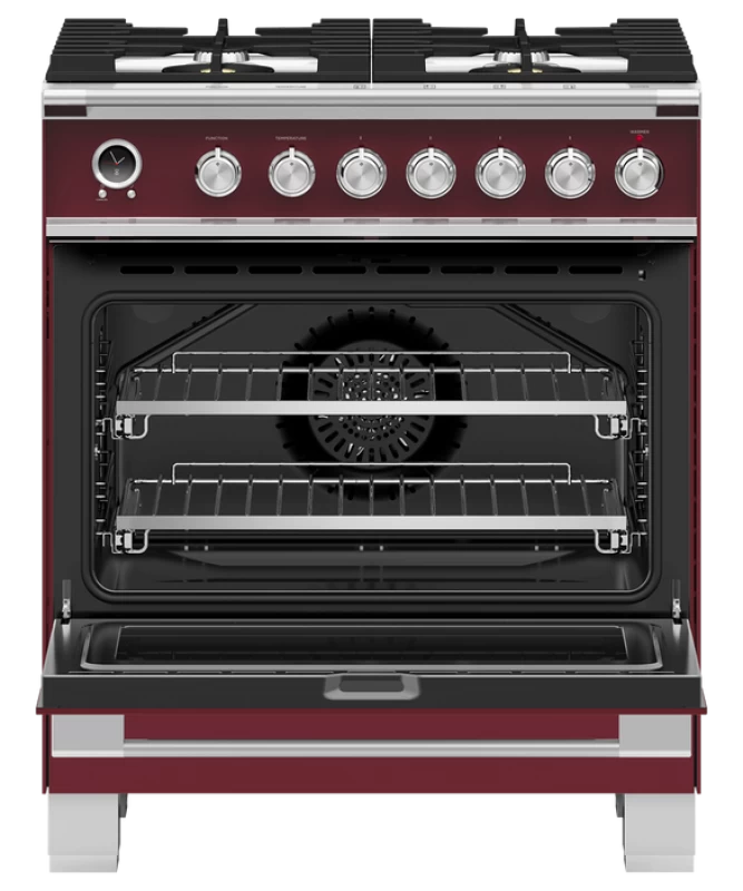 Dual Fuel Range, 30", 4 Burners, Self-cleaning OR30SCG6R1
