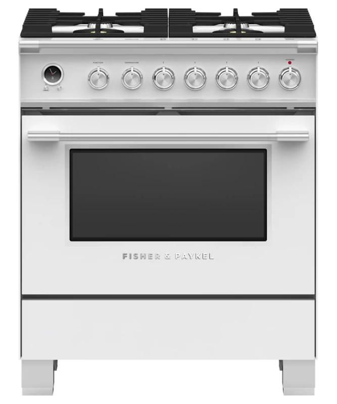 Dual Fuel Range, 30", 4 Burners, Self-cleaning OR30SCG6W1
