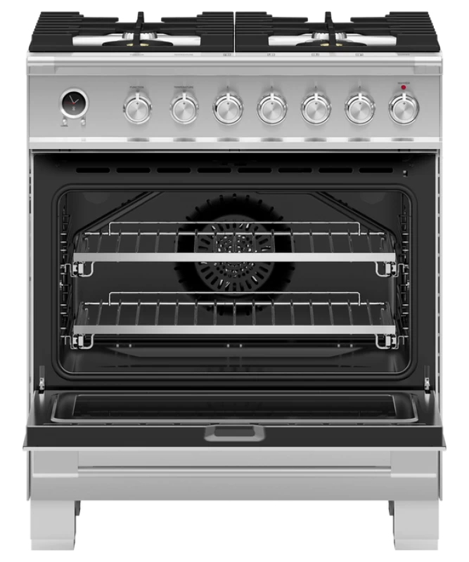 Dual Fuel Range, 30", 4 Burners, Self-cleaning OR30SCG6X1