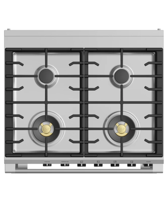 Dual Fuel Range, 30", 4 Burners, Self-cleaning OR30SCG6X1