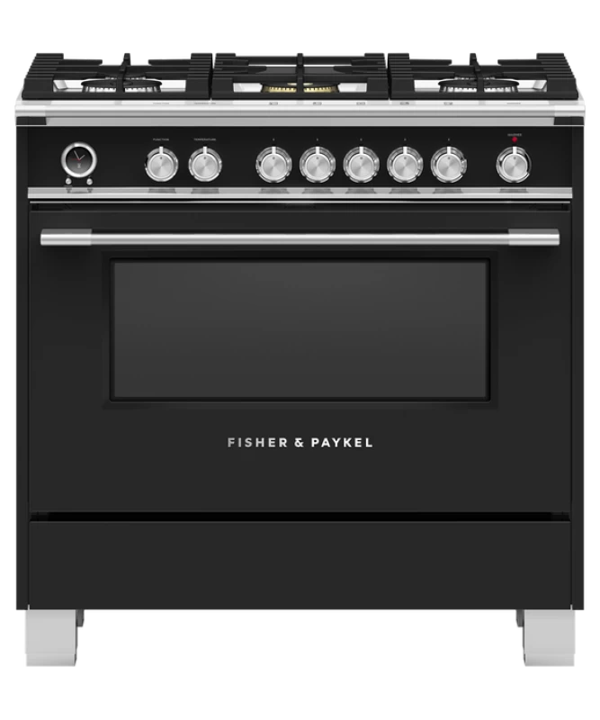 Dual Fuel Range, 36", 5 Burners, Self-cleaning OR36SCG6B1