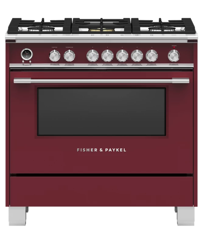 Dual Fuel Range, 36", 5 Burners, Self-cleaning OR36SCG6R1