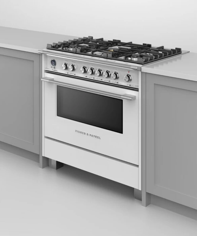 Dual Fuel Range, 36", 5 Burners, Self-cleaning OR36SCG6W1