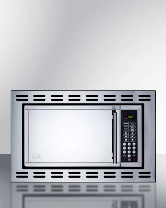 Summit 24" Wide Built-In Microwave Stainless Steel OTR24 Picture 1