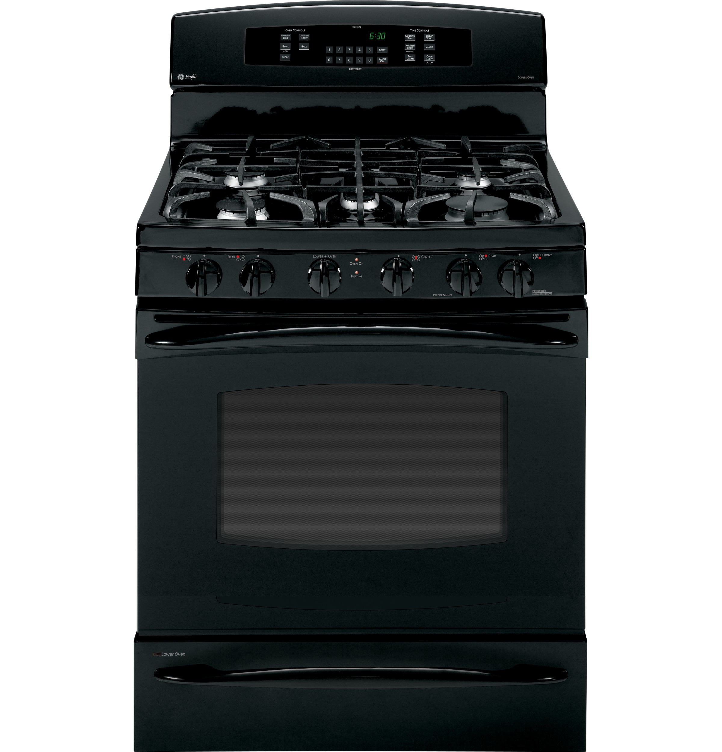 30" Dual-Fuel Free-Standing Range with Baking Drawer P2B930DETBB