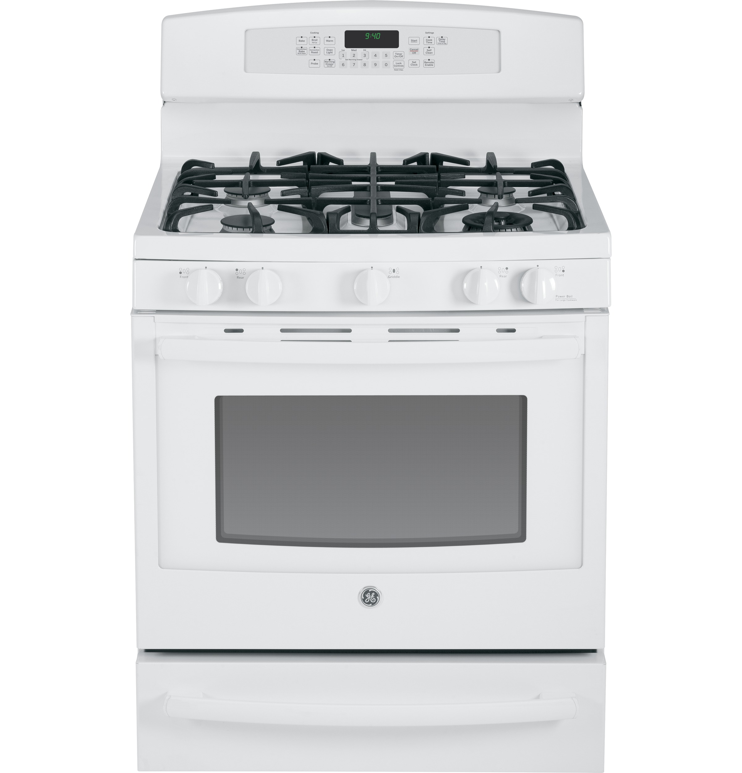 Series 30" Dual-Fuel Free-Standing Range with Warming Drawer P2B940DEHWW