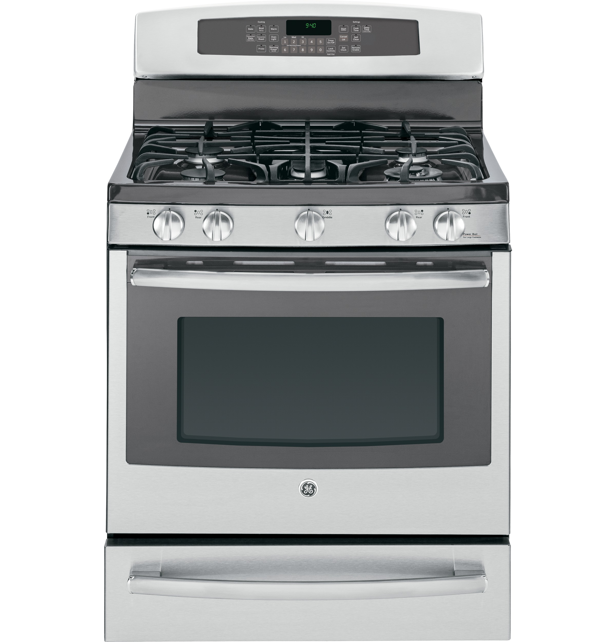 Series 30" Dual-Fuel Free-Standing Range with Warming Drawer P2B940SEHSS