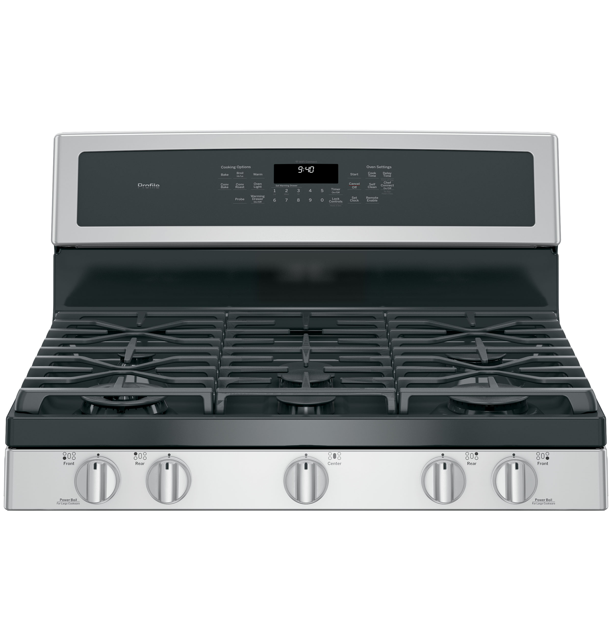 30" Smart Dual-Fuel Free-Standing Convection Range with Warming Drawer P2B940SEJSS