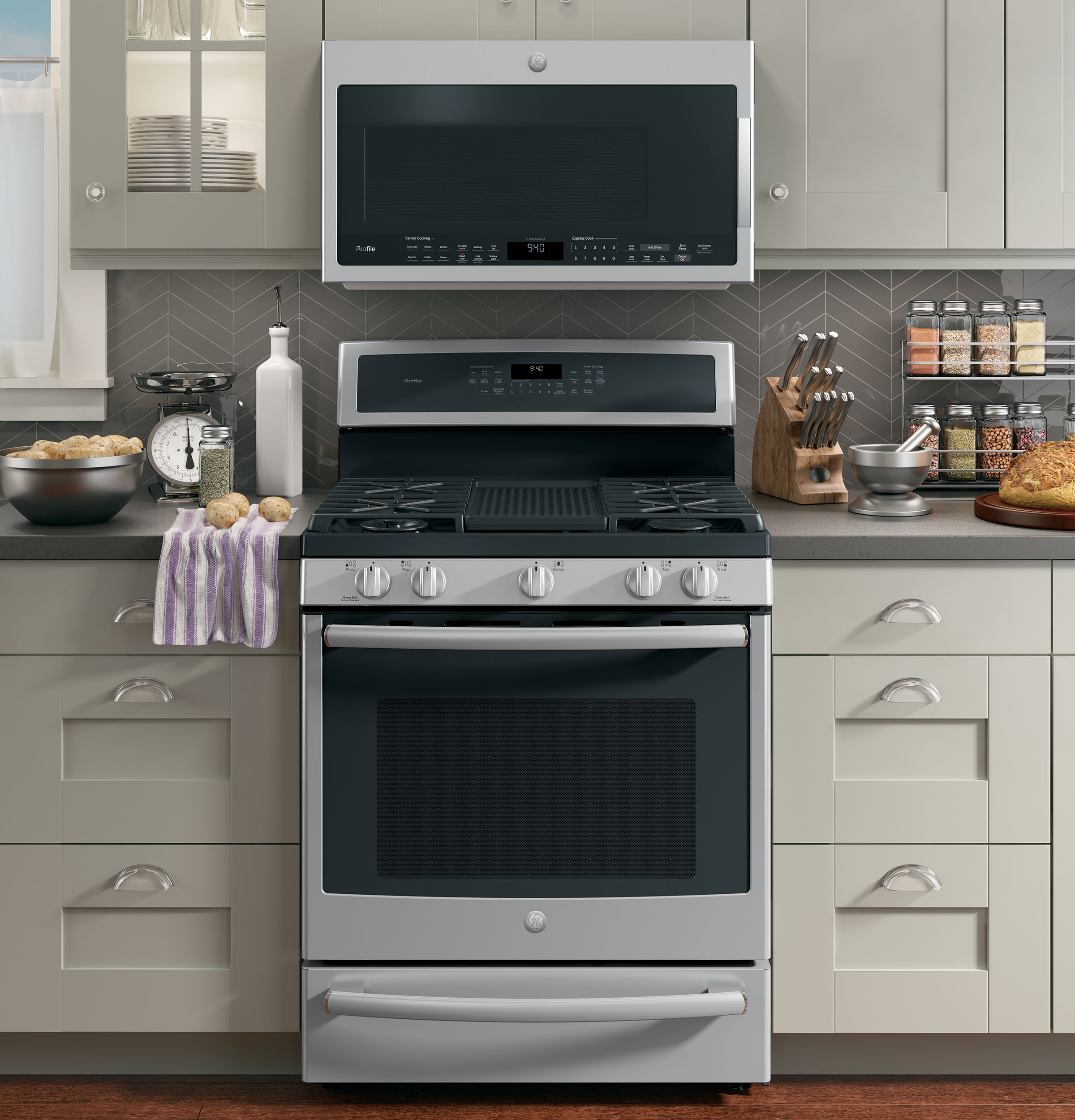 30" Smart Dual-Fuel Free-Standing Convection Range with Warming Drawer P2B940SEJSS