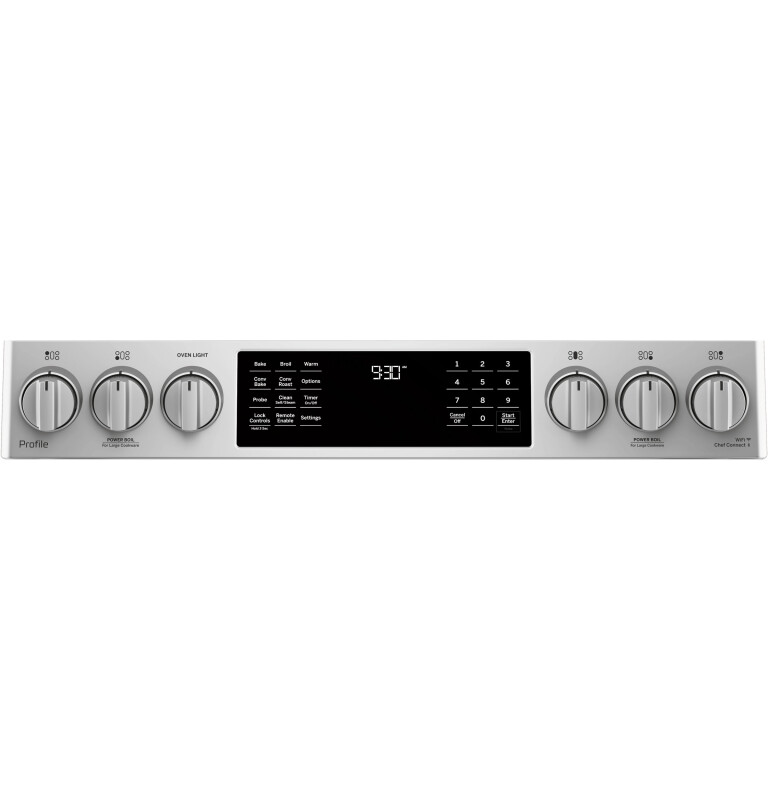 30" Smart Dual Fuel Slide-In Front-Control Range P2S930SELSS