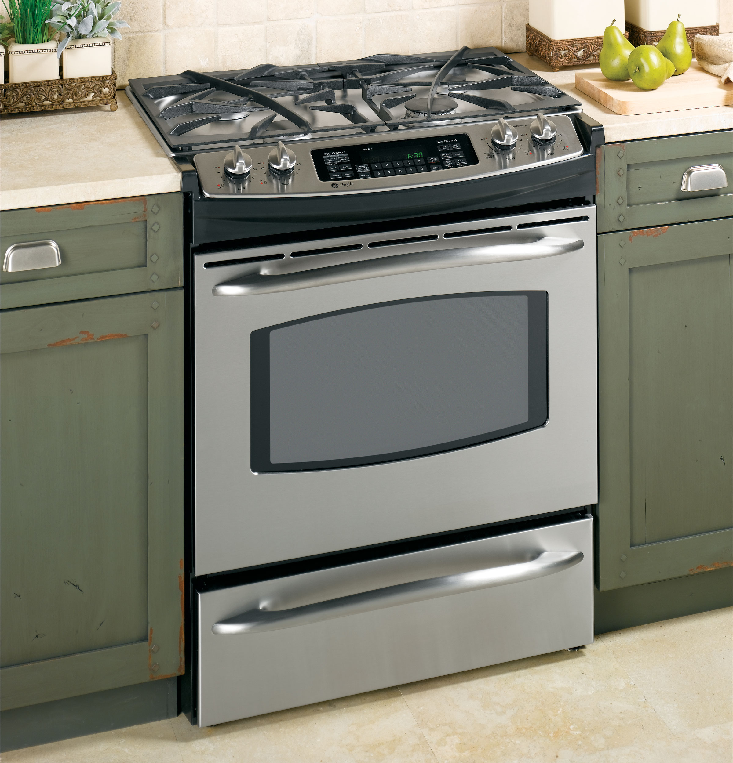 30" Dual Fuel Slide-In Range P2S975SEMSS