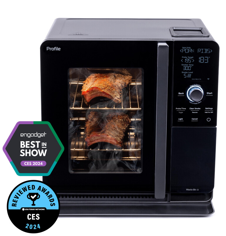GE Profile Smart Indoor Smoker Black P9SBAAS6VBB Picture 1