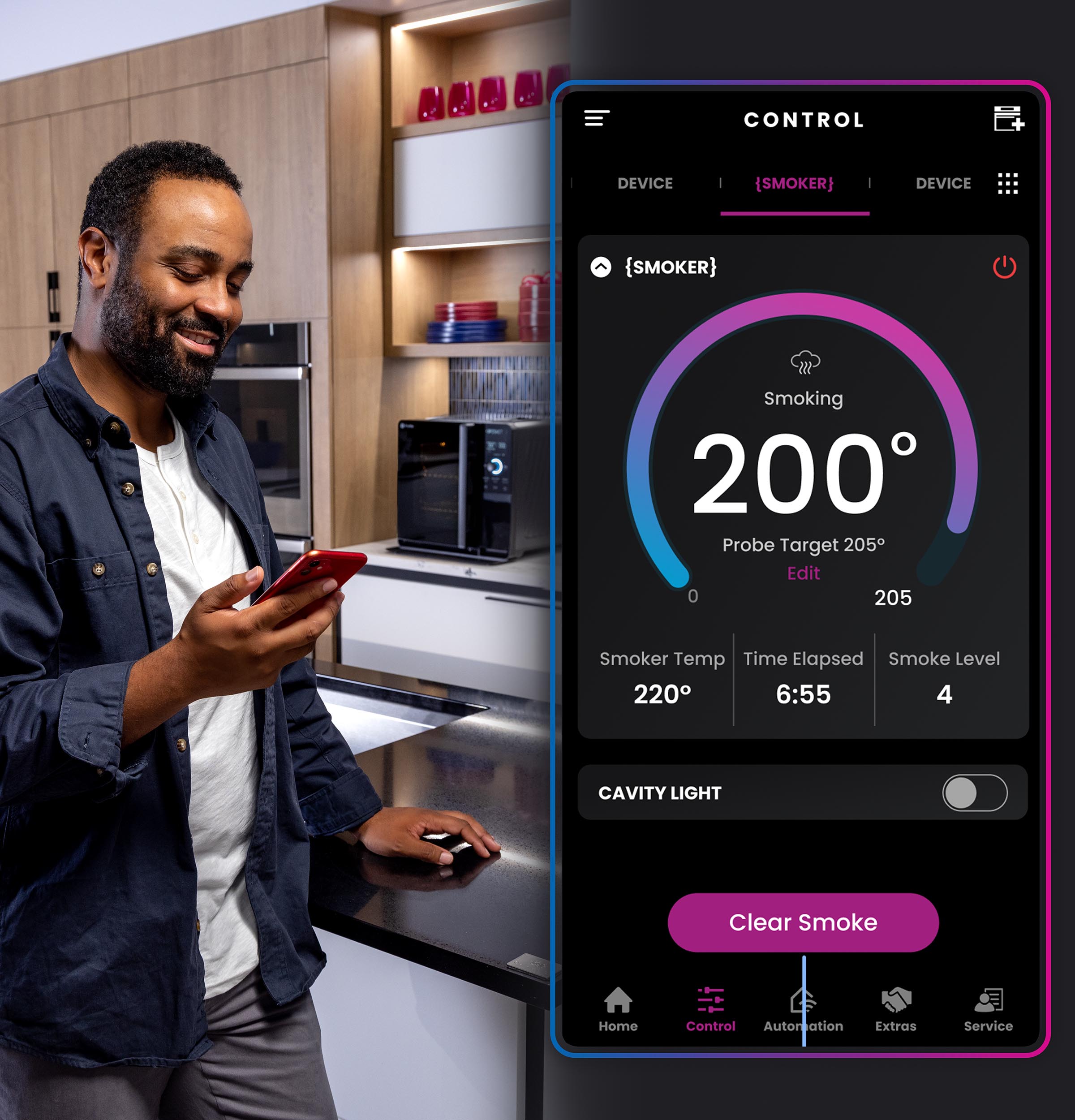 Smart Indoor Pellet Smoker P9SBAAS6VBB