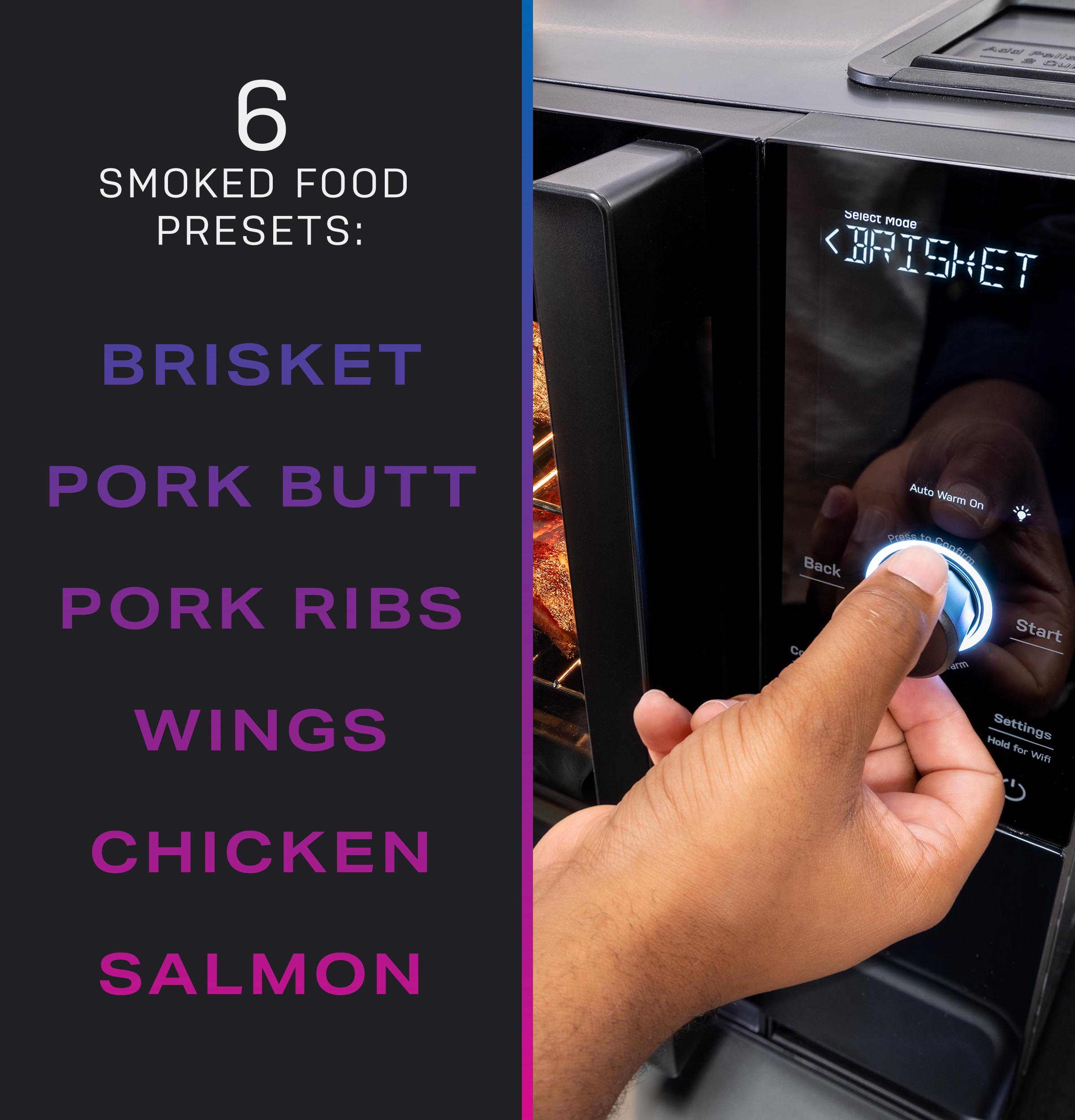 Smart Indoor Pellet Smoker P9SBAAS6VBB
