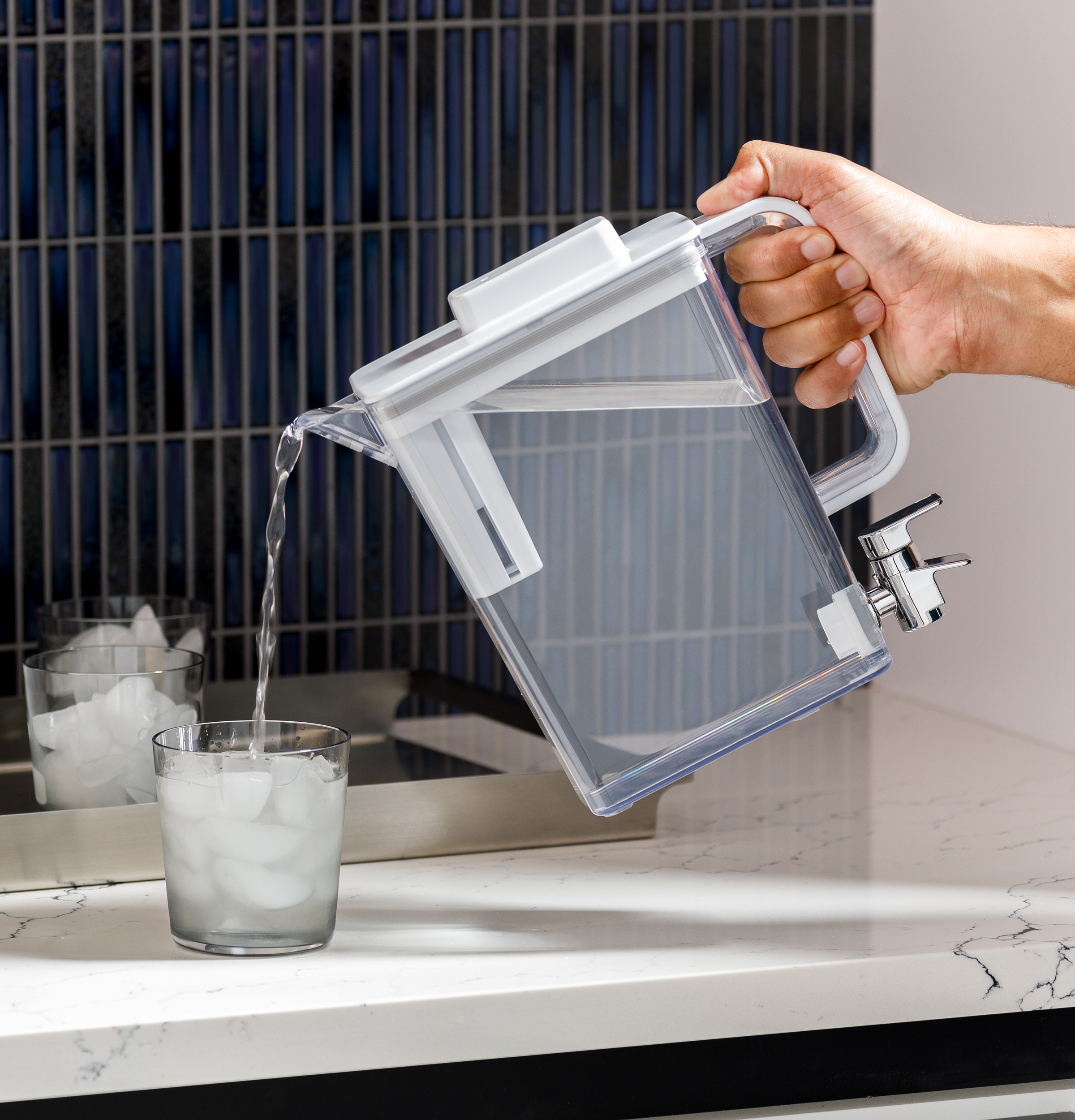 28.4 Cu. Ft. Quad-Door Refrigerator with Dual-Dispense AutoFill Pitcher and Door in Door PAD28BYTFS