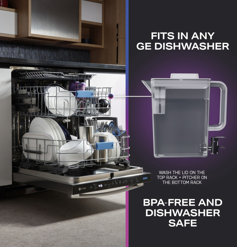 Ge Profile™ Energy Star® 28.3 Cu. Ft. Quad-door Refrigerator With Dual-dispense Autofill Pitcher PAE28BYTFS
