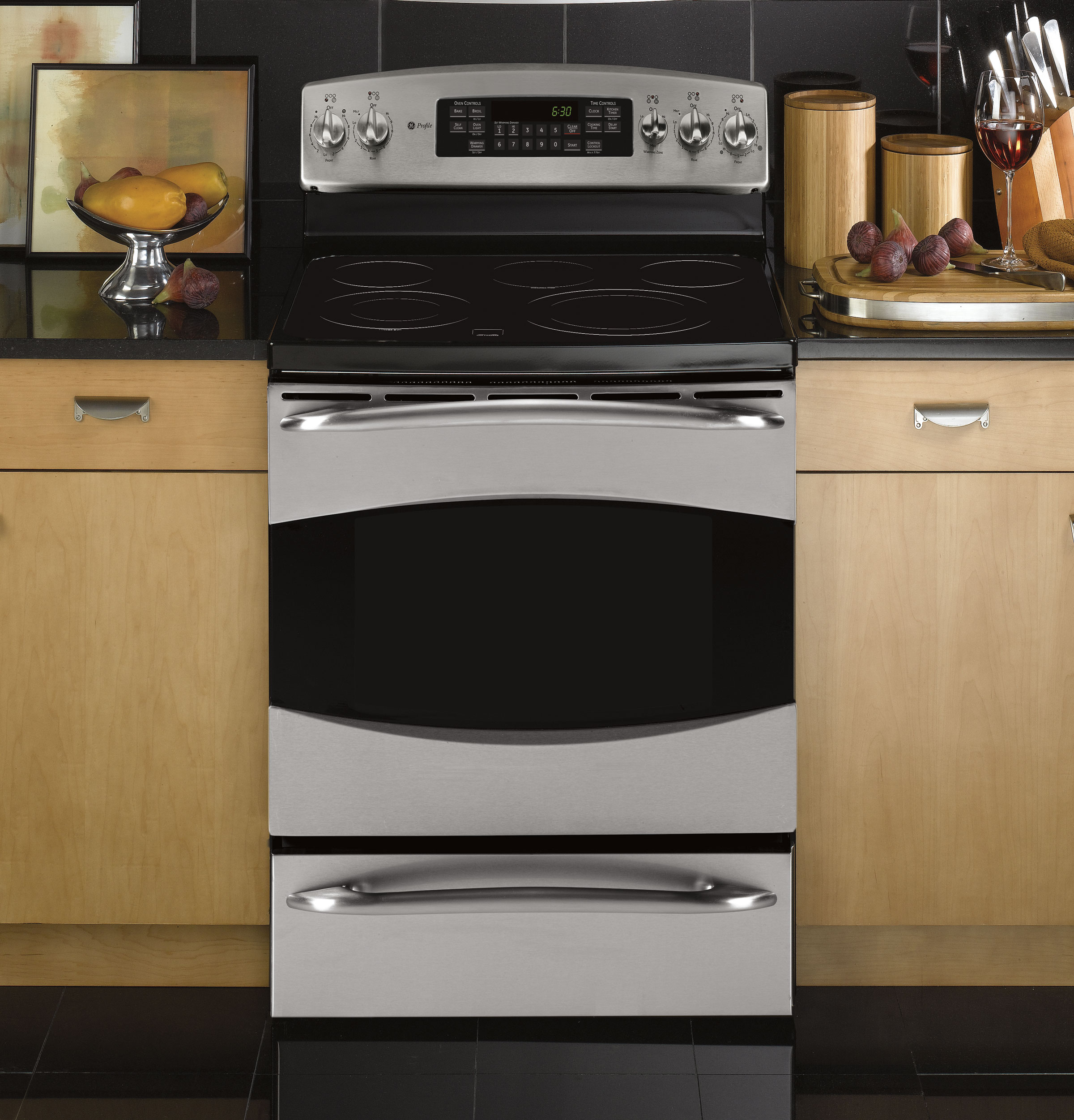 30" Free-Standing Electric Range with Warming Drawer PB900SPSS