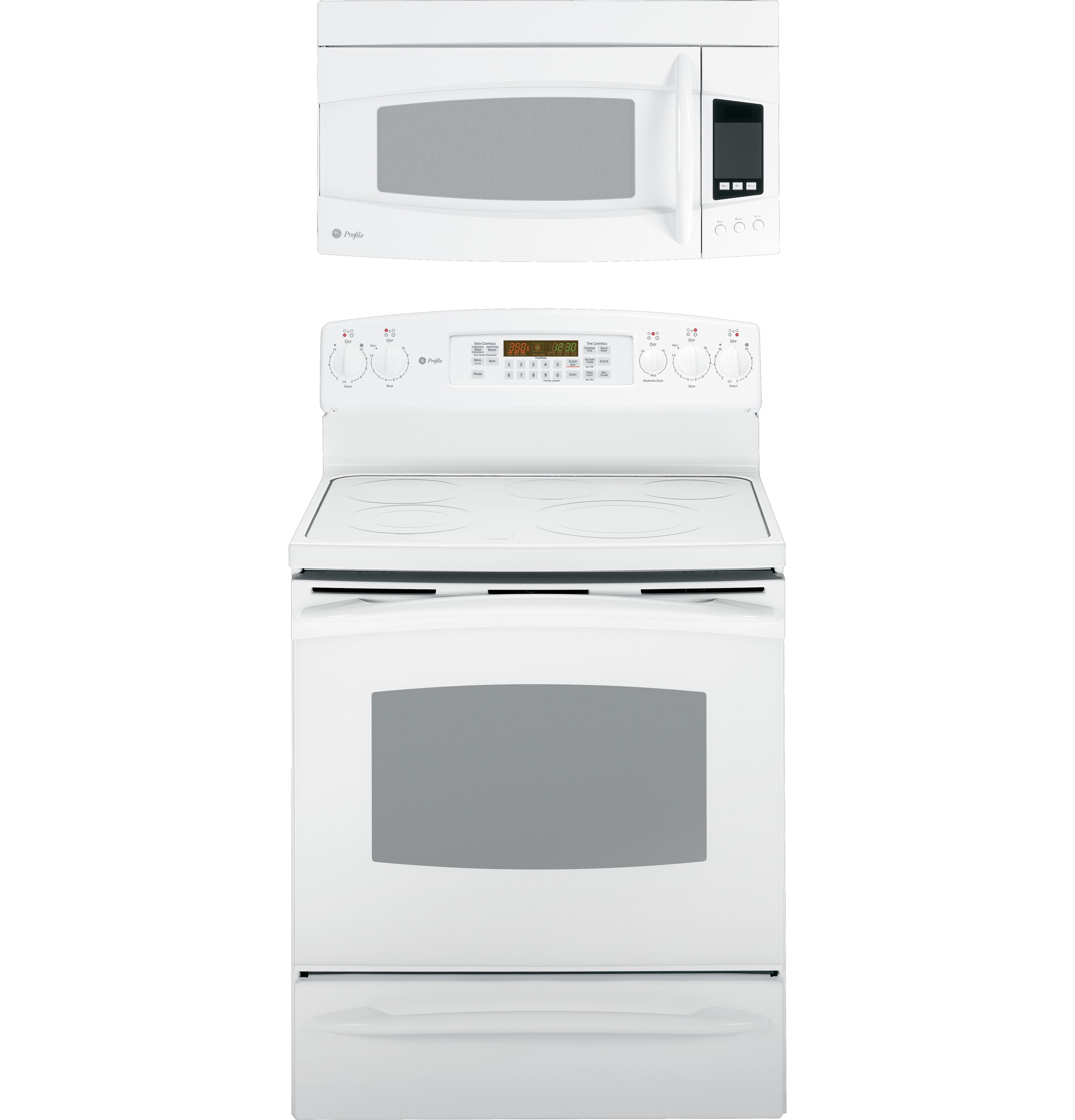 30" Free Standing Electric Range PB909TPWW