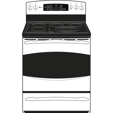 30" Free-Standing Electric Range with Warming Drawer PB910SPSS