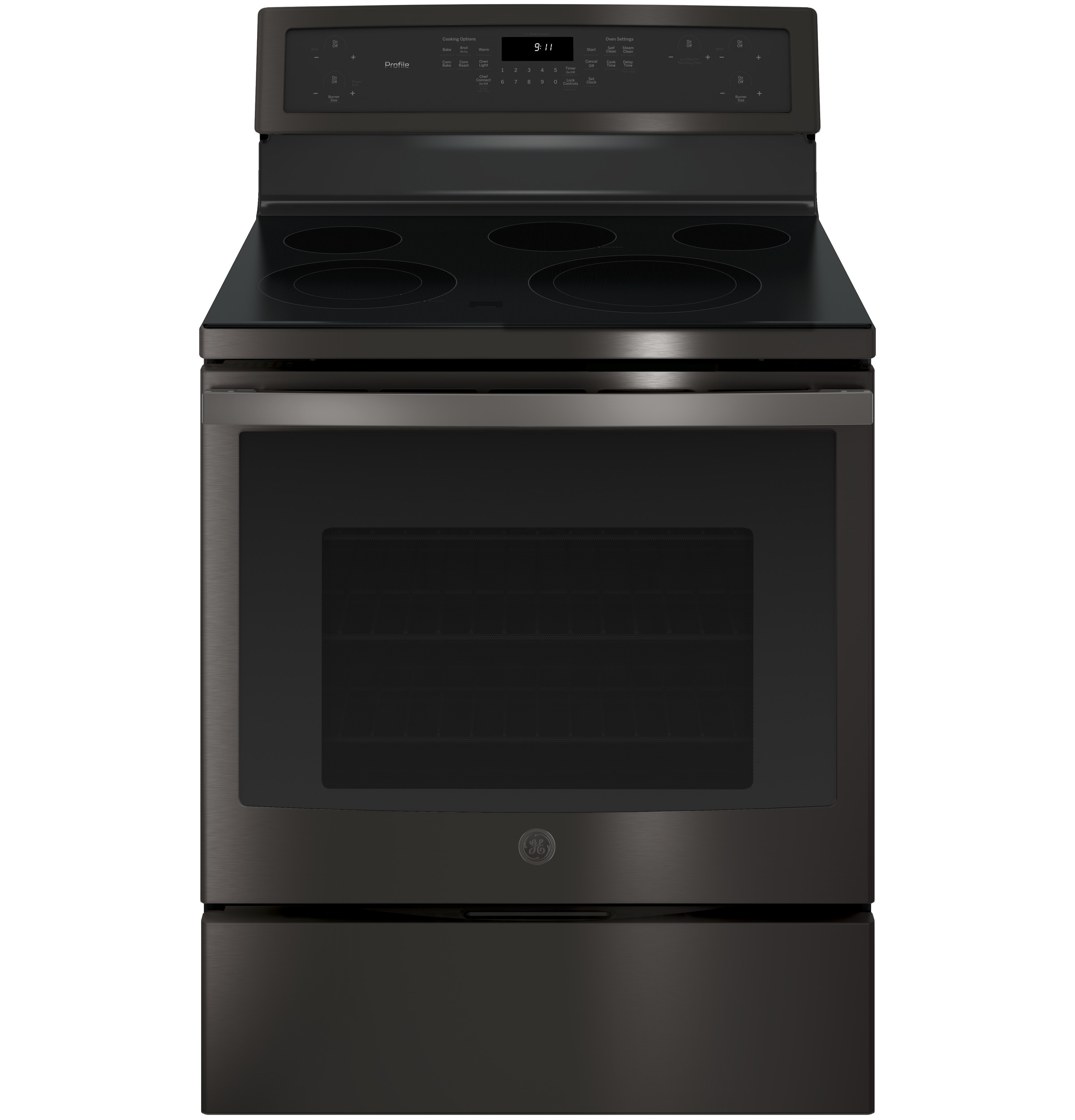 30" Free-Standing Electric Convection Range PB911BJTS