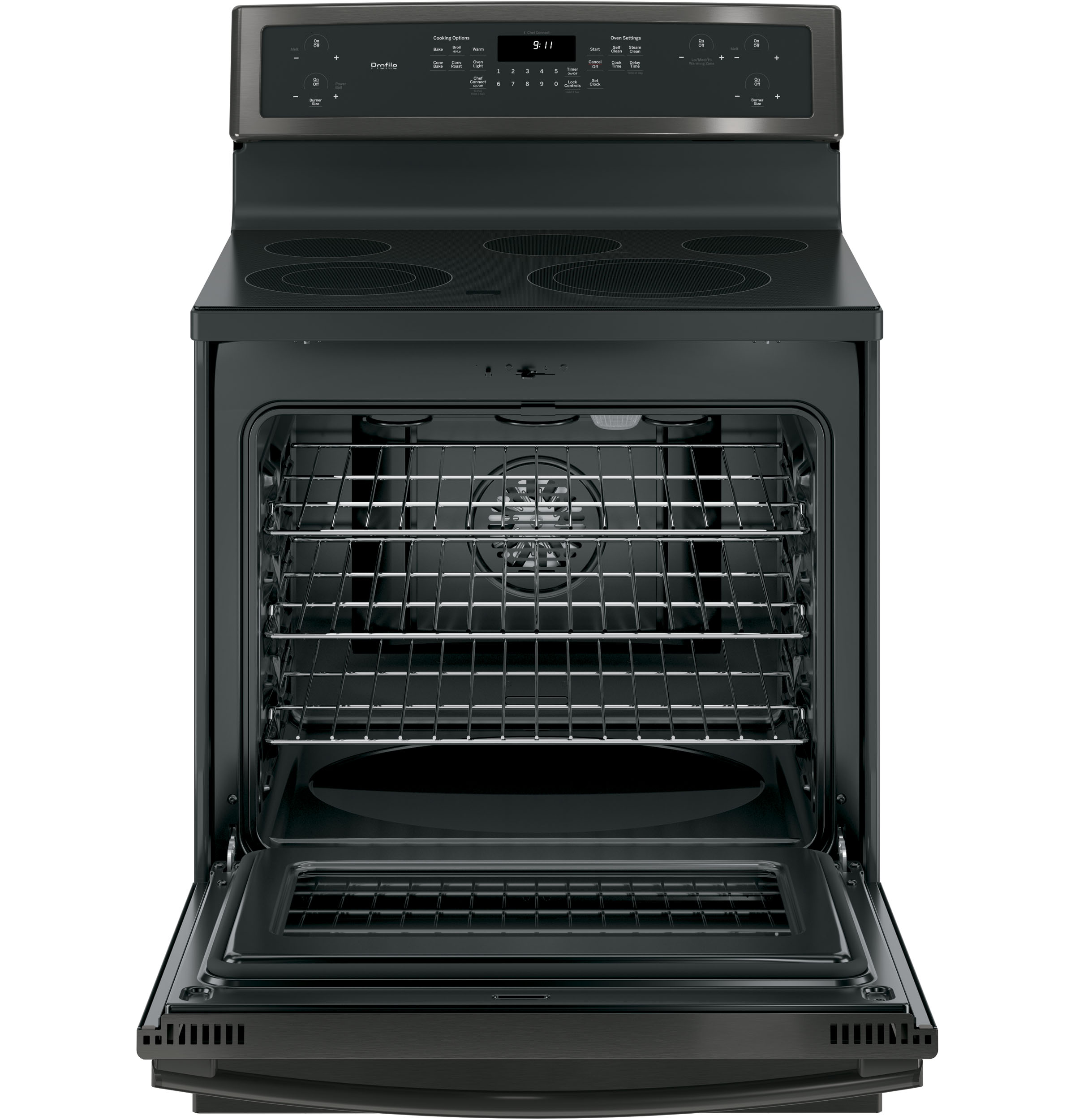 30" Free-Standing Electric Convection Range PB911BJTS