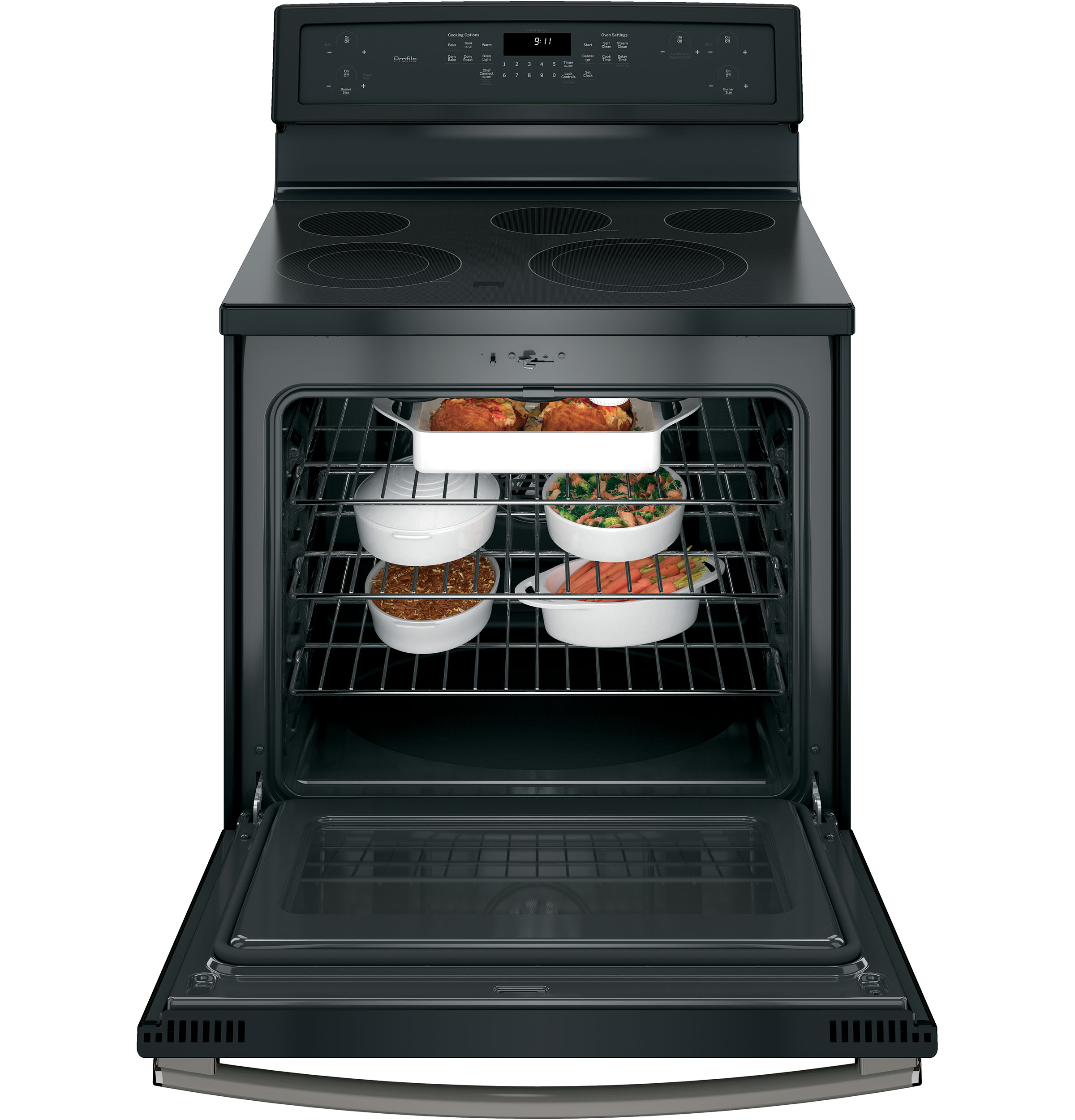 30" Free-Standing Electric Convection Range PB911FJDS