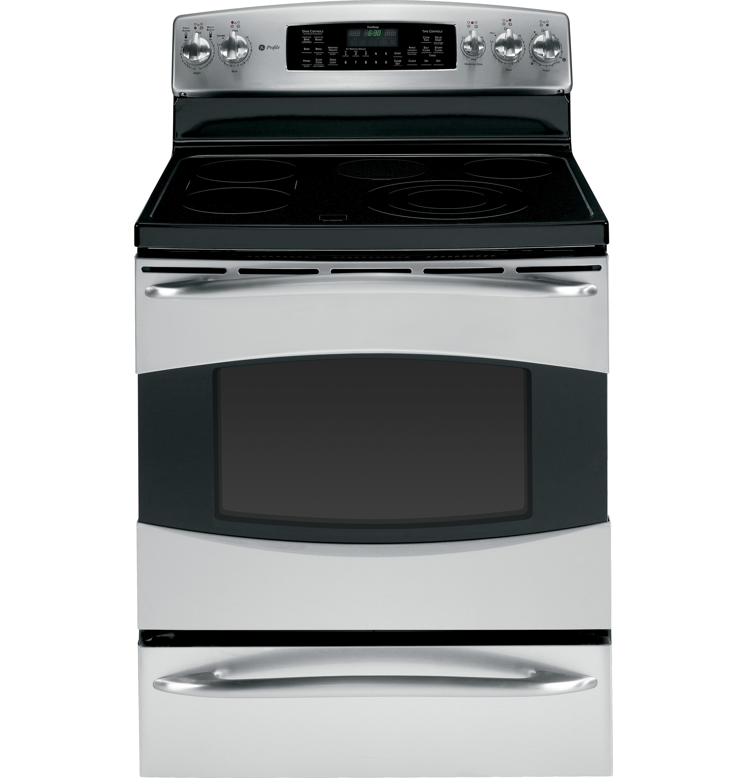 30" Free-Standing Electric Range with Warming Drawer PB915STSS