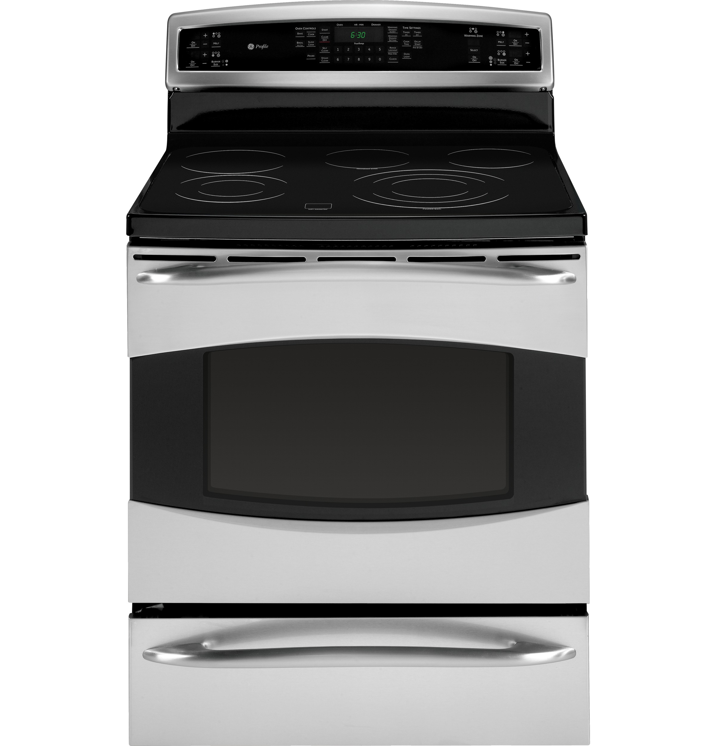 30" Free-Standing Electric Range with Warming Drawer PB920STSS
