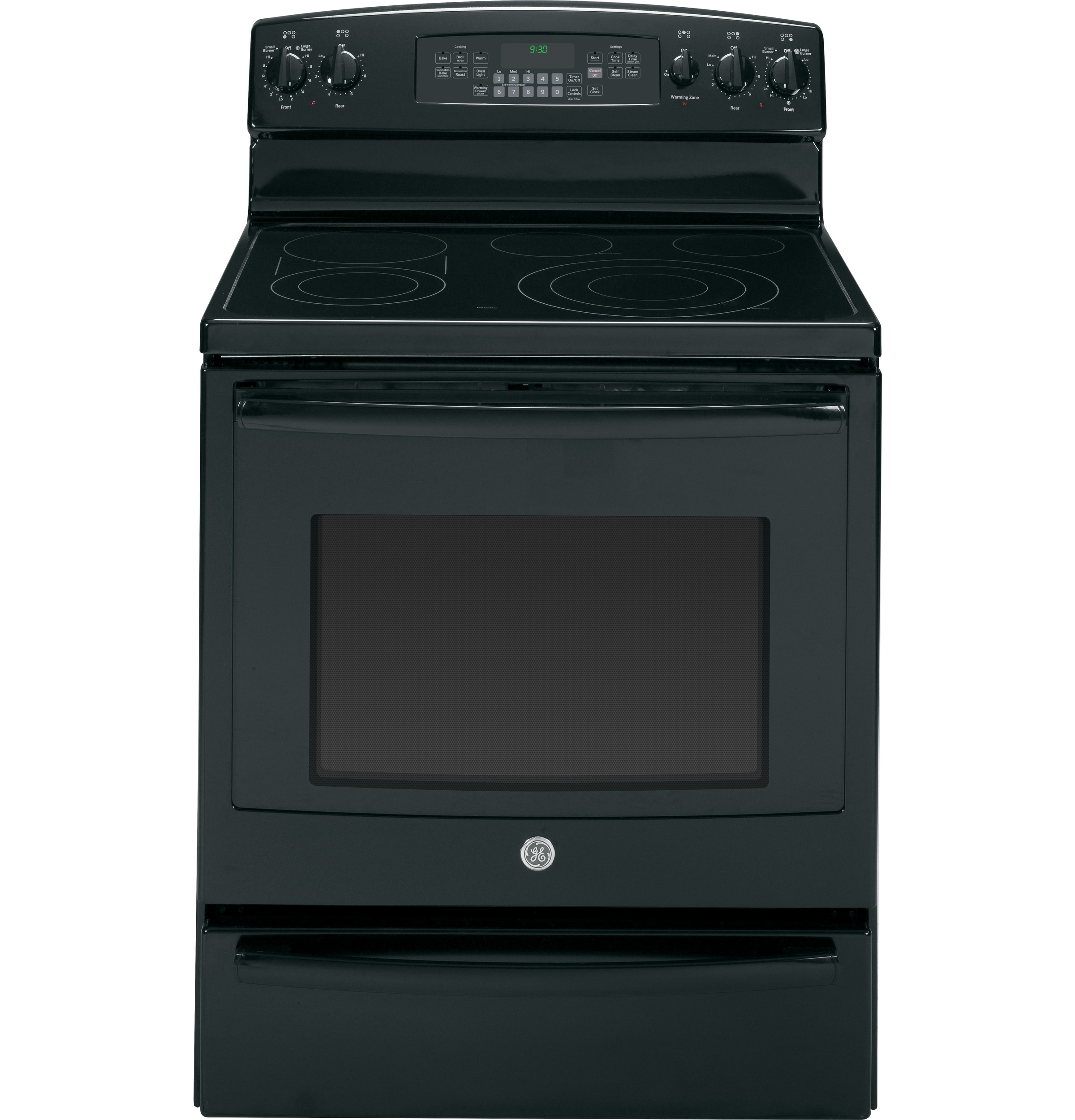 Series 30" Free-Standing Electric Convection Range with Warming Drawer PB930DFBB