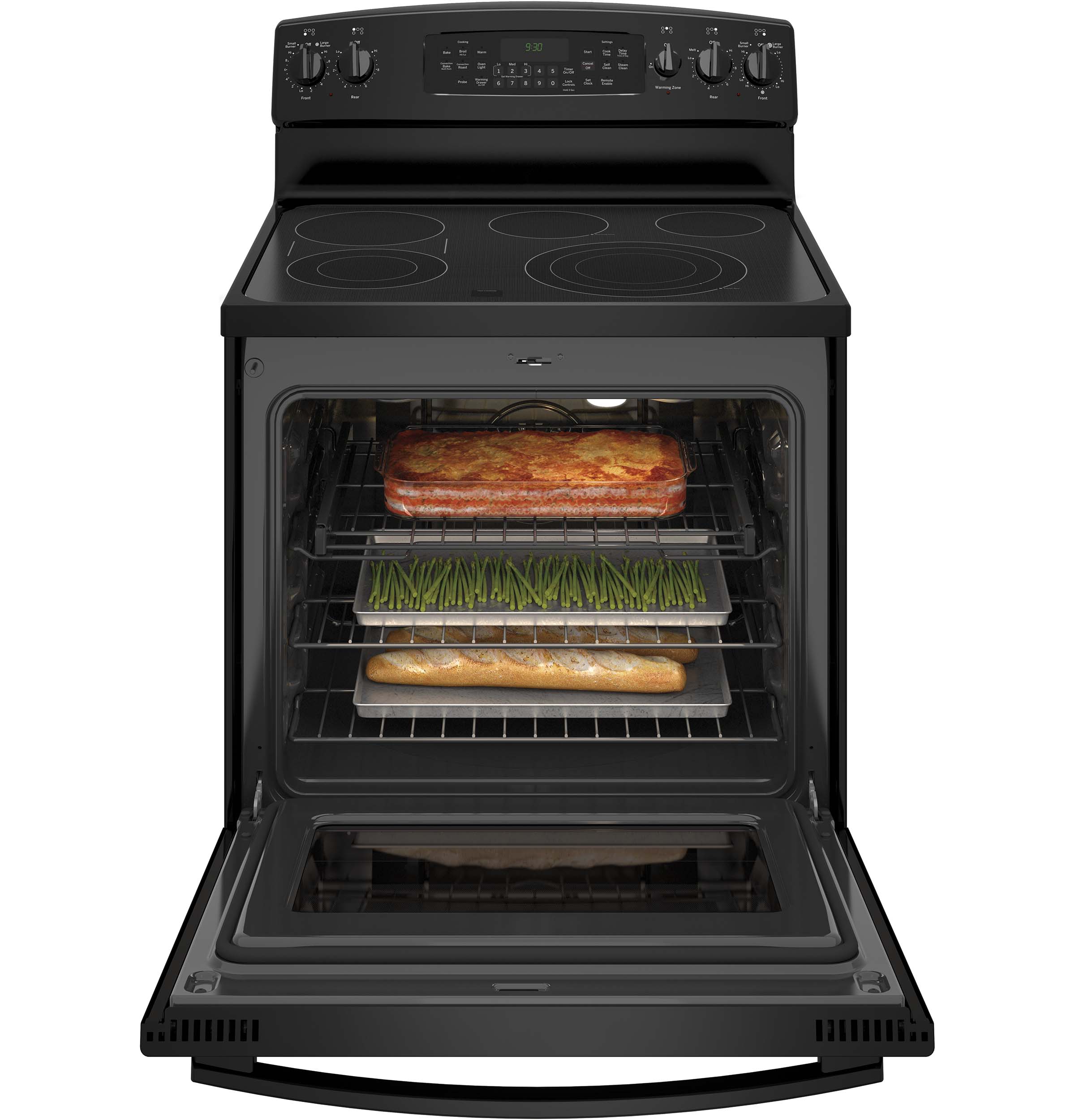 Series 30" Free-Standing Electric Convection Range with Warming Drawer PB930DHBB