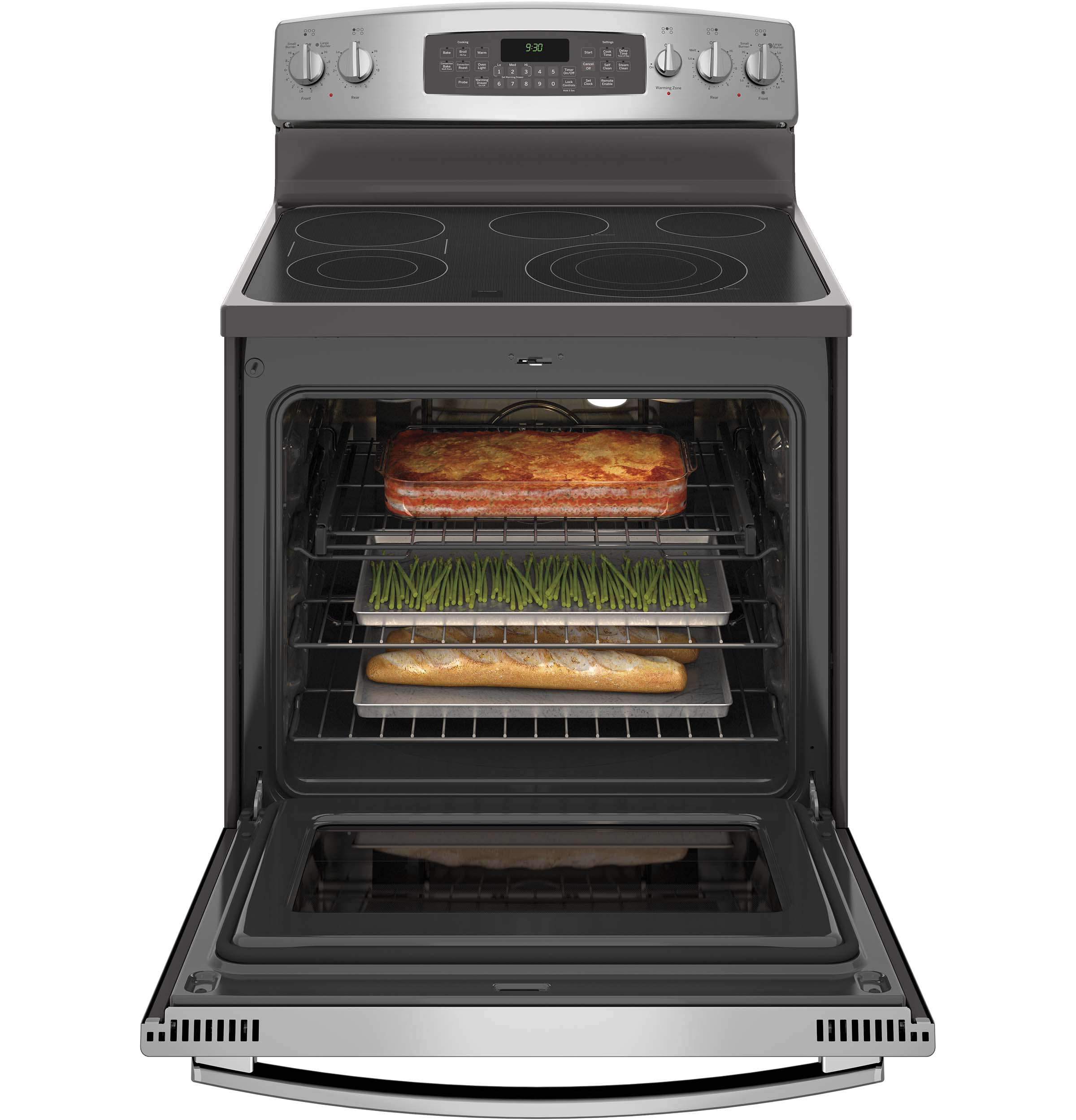 Series 30" Free-Standing Electric Convection Range with Warming Drawer PB930SHSS