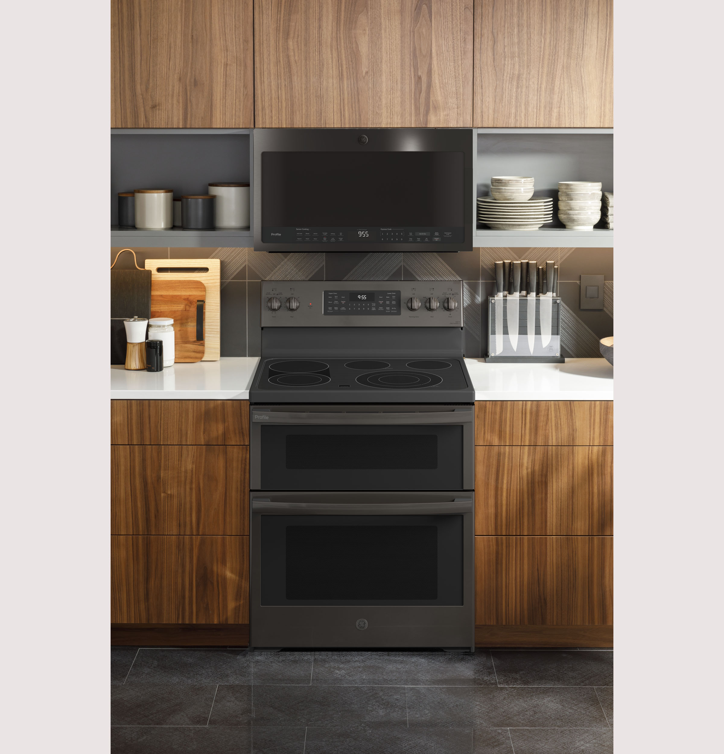 30" Smart Free-Standing Electric Double Oven Convection Range with No Preheat Air Fry PB965BPTS