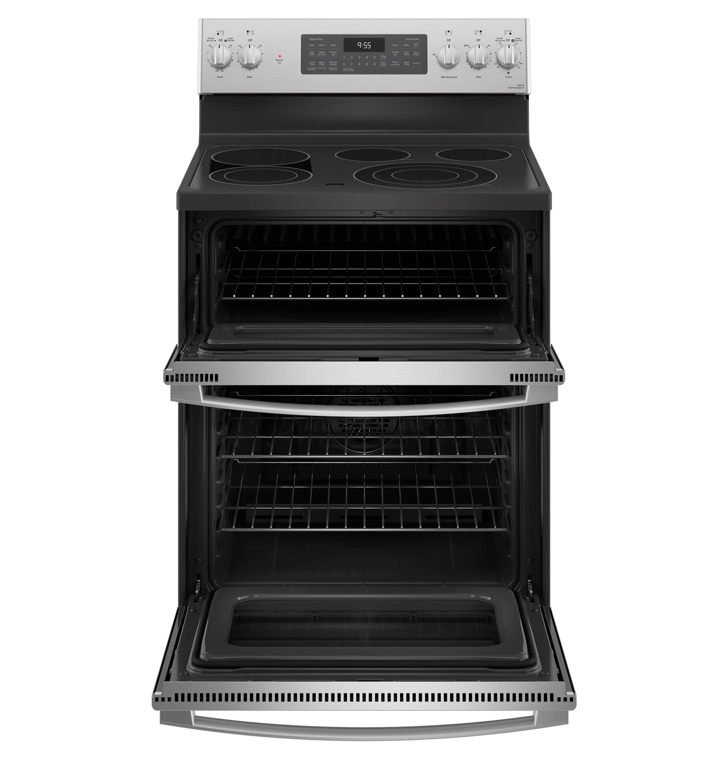 30" Smart Free-Standing Electric Double Oven Convection Range with No Preheat Air Fry PB965YPFS