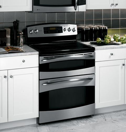 30" Free-Standing Double Oven Range PB970SMSS