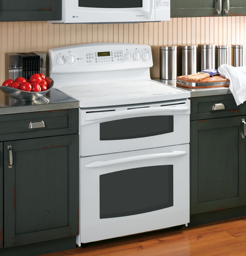 30" Free-Standing Double Oven Range PB970TMWW