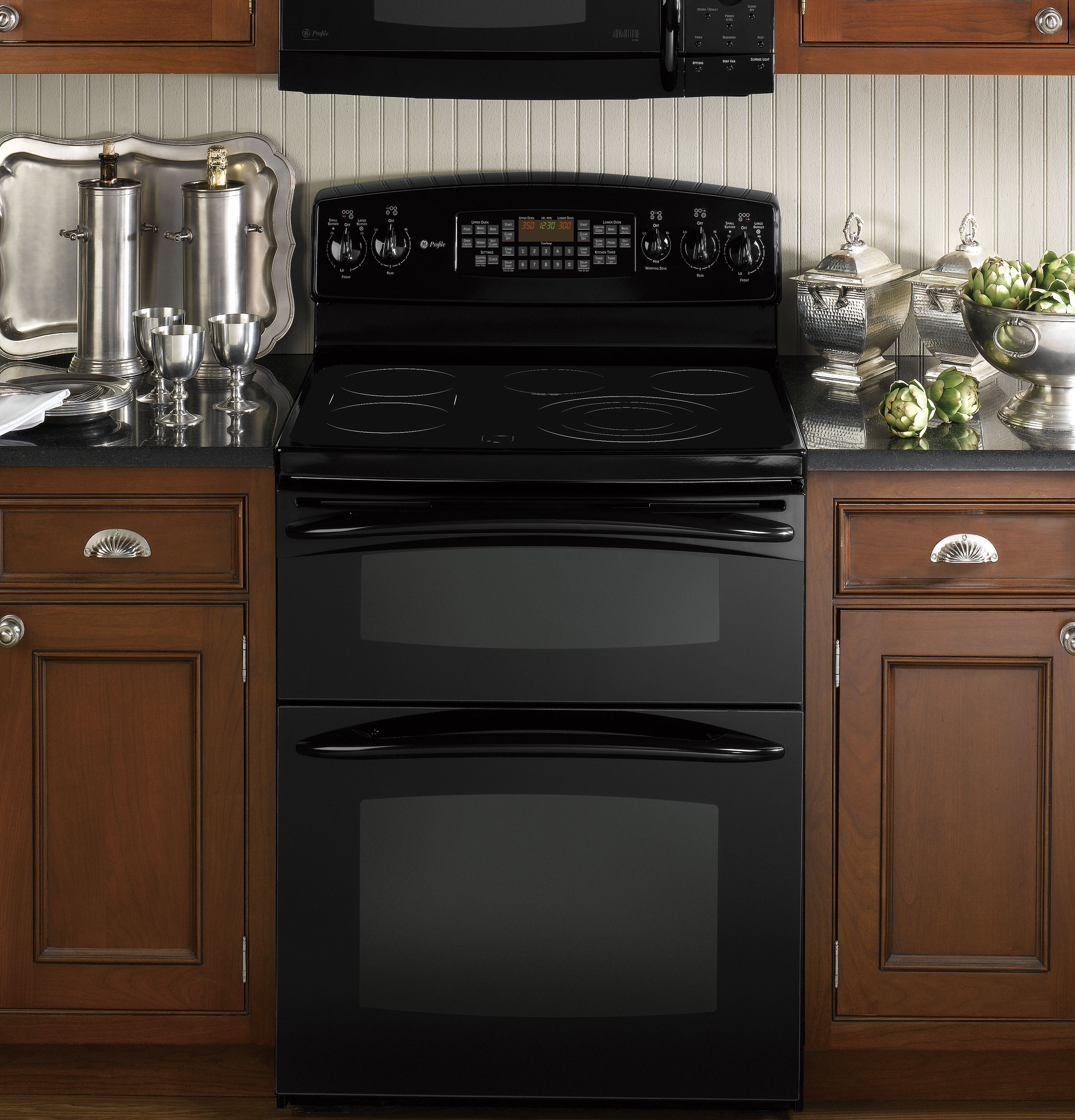 30" Free-Standing Double Oven Range PB975DPBB