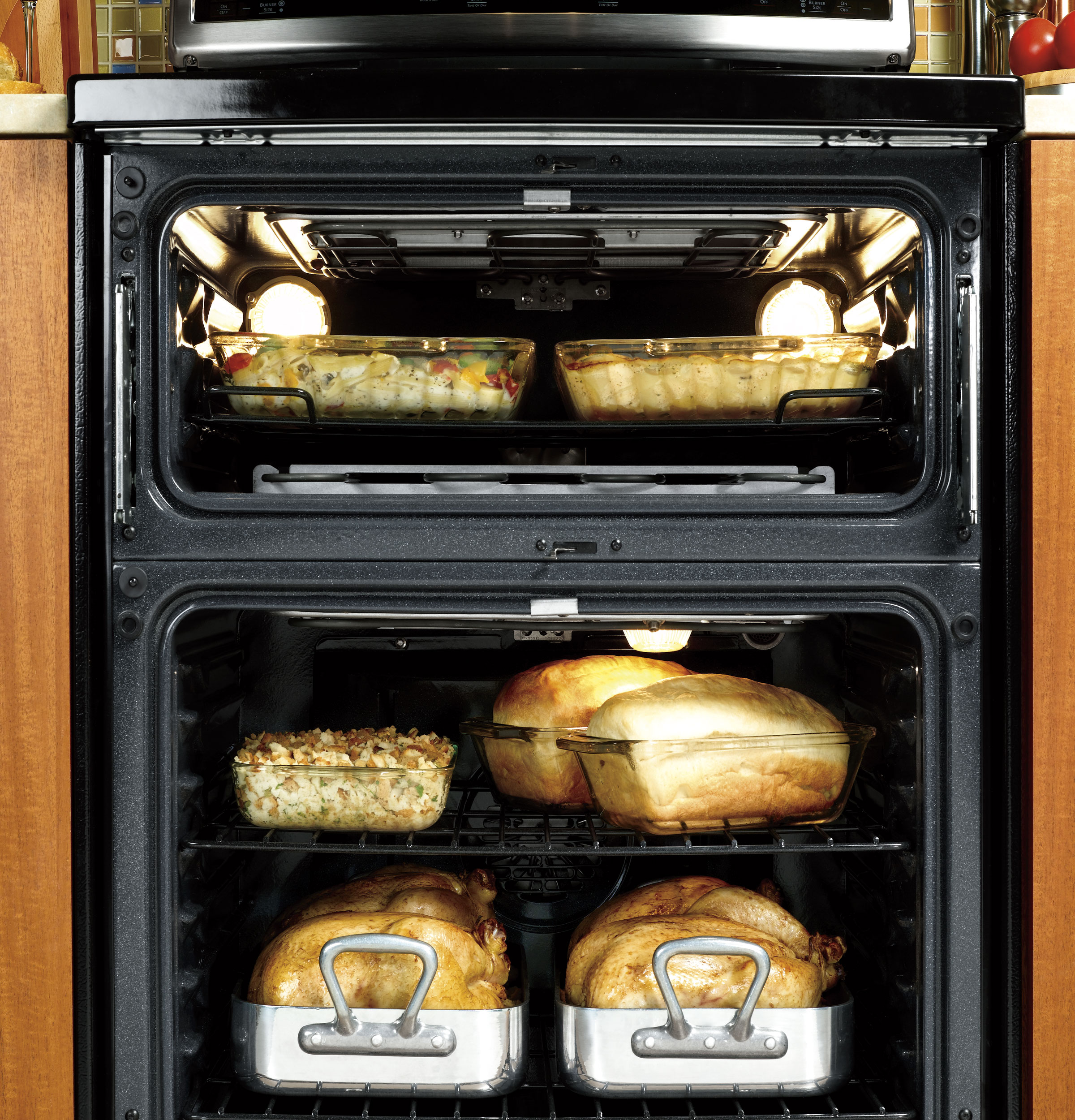 30" Free-Standing Double Oven Range PB978SPSS