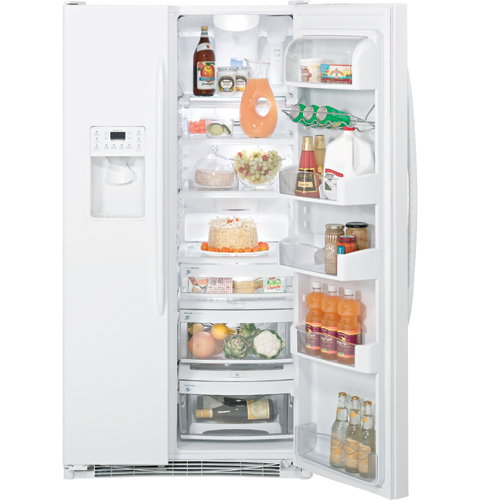 Counter-depth 23.3 Cu. Ft. Side-by-Side Refrigerator PCF23MGWWW
